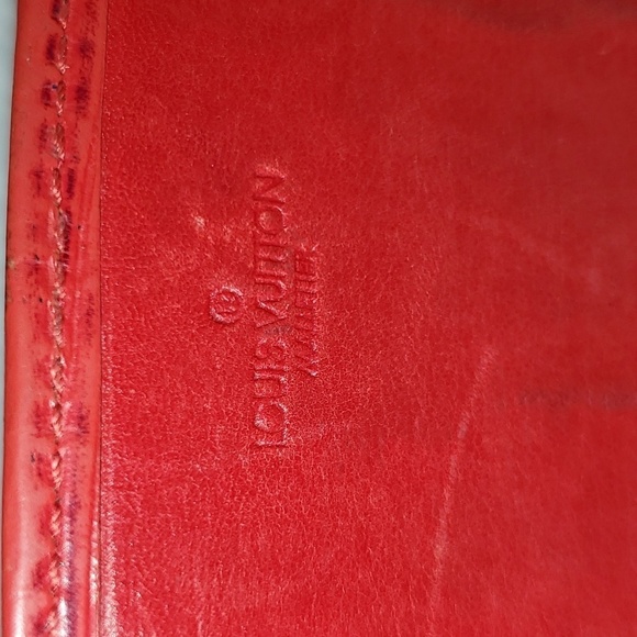 Louis Vuitton Red Epi Long Wallet Pouch - Picture 4 of 14